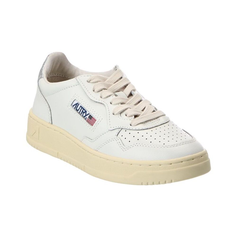 Autry Medalist Leather Sneaker, White